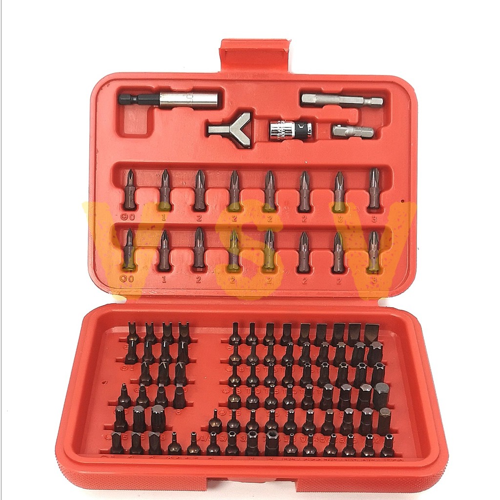 GESTAR screwdriver bit set 100 pcs / mata obeng set 100 pcs GESTAR