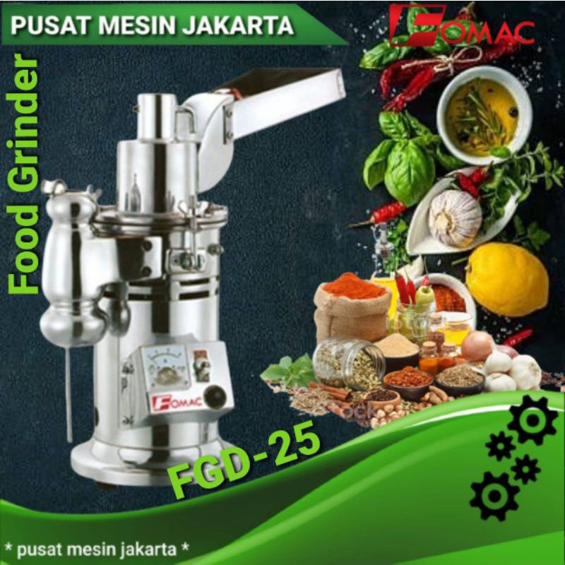 FGD-25 MESIN PENEPUNG FOOD GRINDER MILLER FOMAC