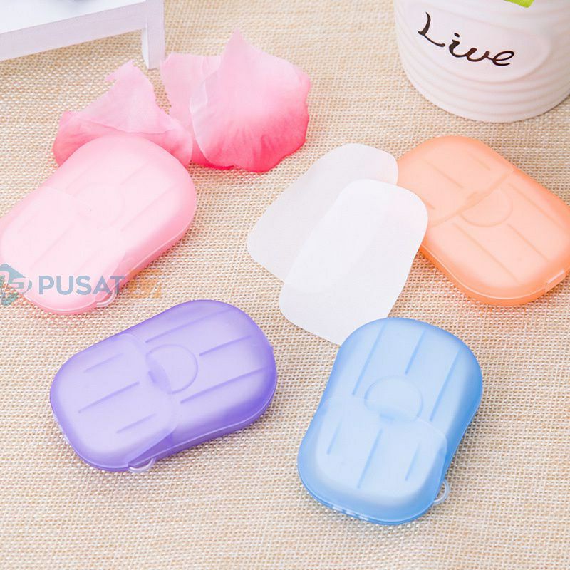 SABUN KERTAS SERBAGUNA / SABUN KERTAS TRAVELING SABUN PORTABLE