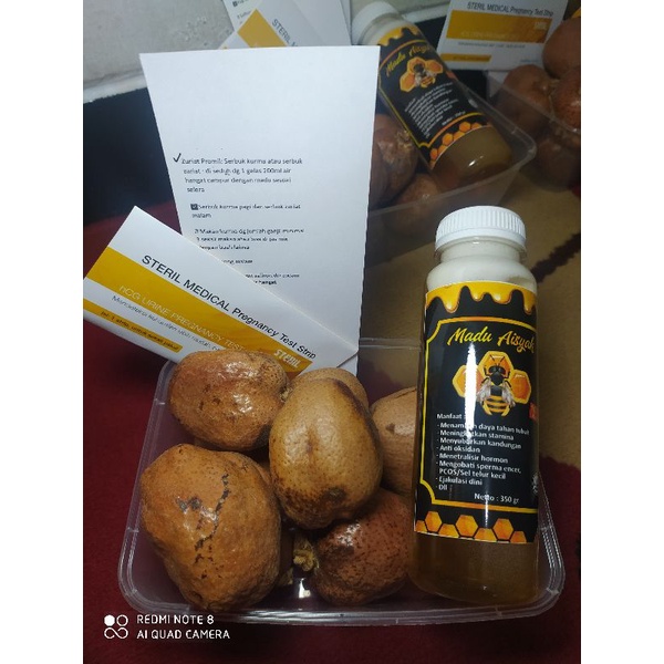Paket Zuriat Mesir Dan Bubuk Zuriat Doum / Promil suami istri / Zuriat