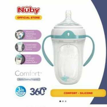 Nuby Comfort Medium Flow with Straw 250ml