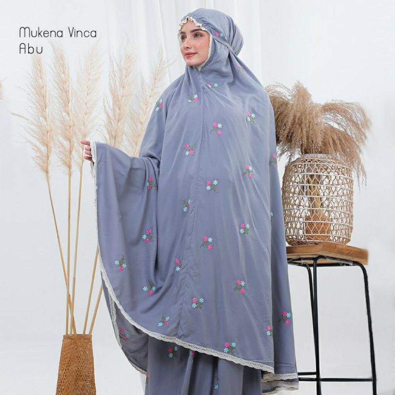 Mukena Dewasa Jumbo Vinca Rayon