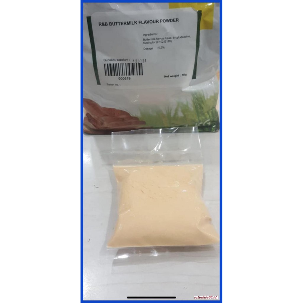 

Rettubagetnem- Buttermilk Powder 100Gr Butter Milk Flavor Powder / Bubuk Perasa Susu -Asli-Slii.