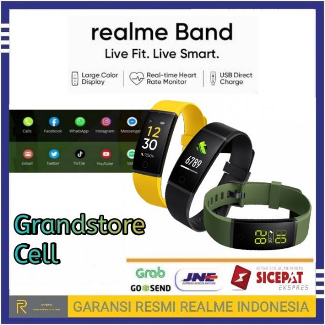 REALME BAND SMART WATCH GARANSI RESMI REALME INDONESIA | Shopee Indonesia