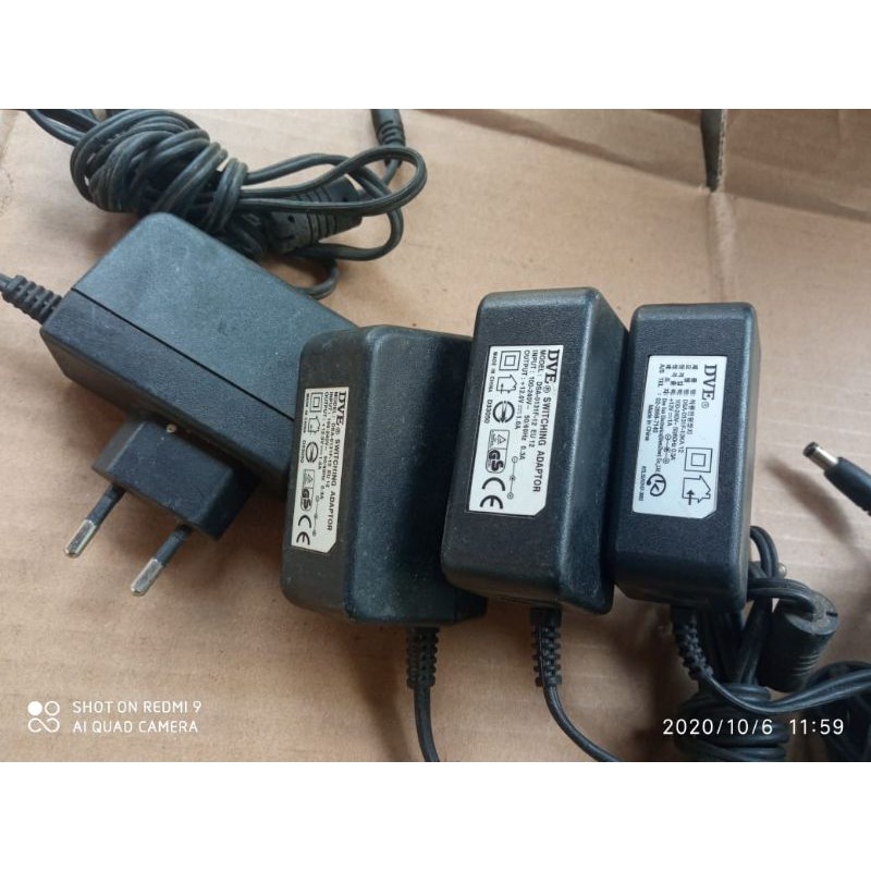 Power supply Adaptor Kualitas Murni Bekas 1A 12V stb jamin