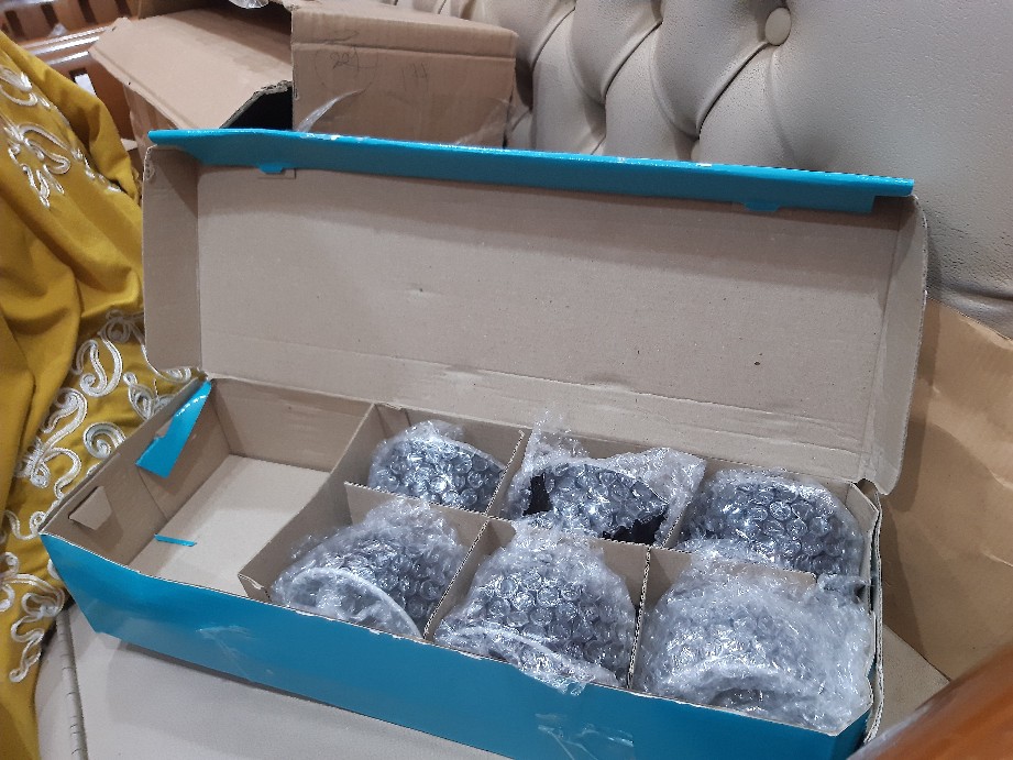 Cangkir Set Cafe Hitam 6 Pasang