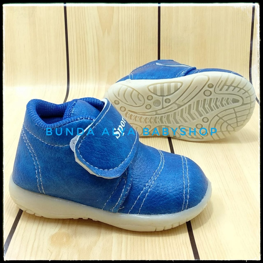 Sepatu Anak Laki Laki Usia 2 3 4 5 Tahun BIRU - Sepatu Boots Anak Cowok Anti Licin Size 22 - 30