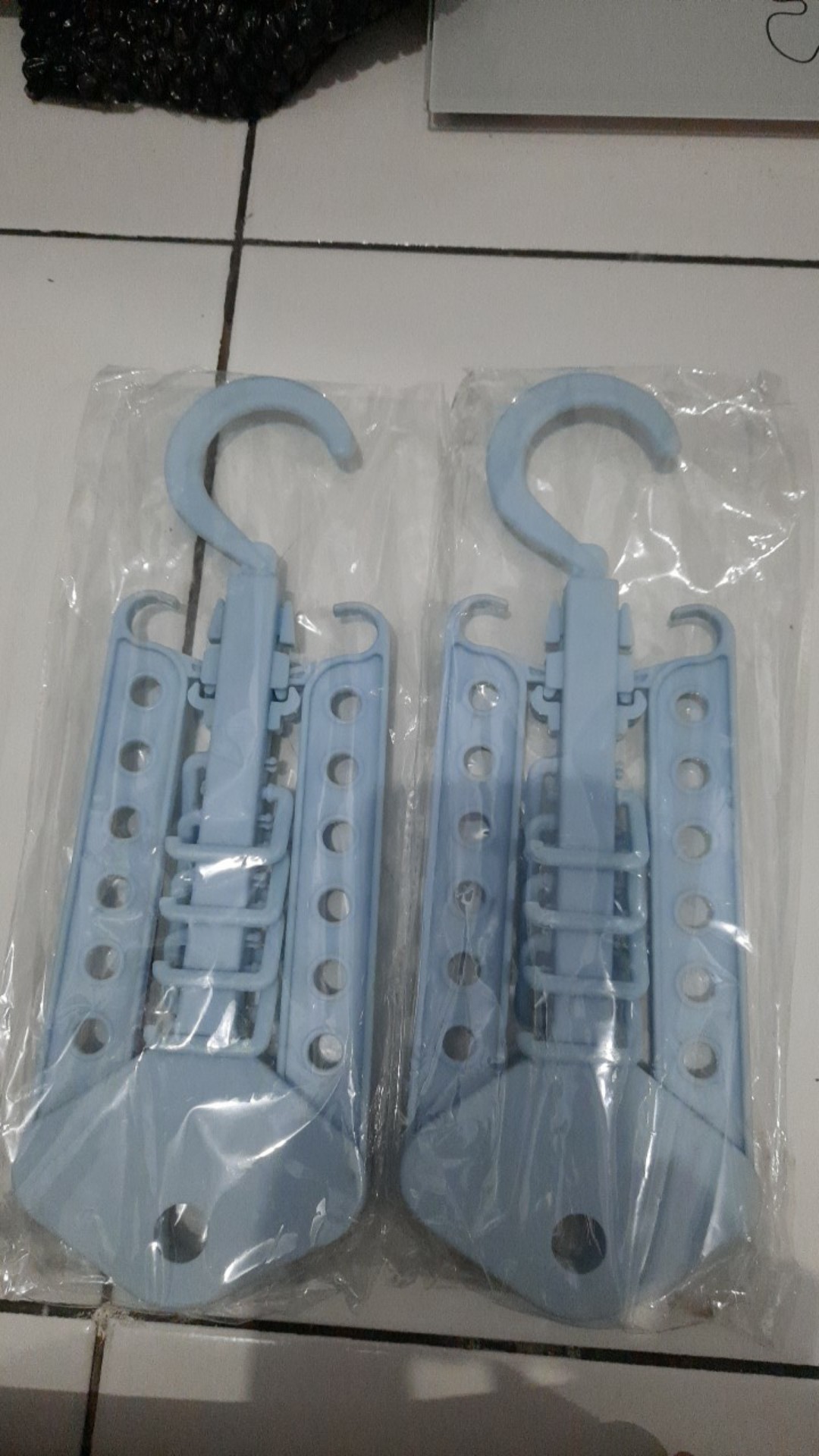 Gh-121 Gantungan Baju Lipat 360 Berputar / Hanger Baju Multifungsi / Jemuran Baju Lipat