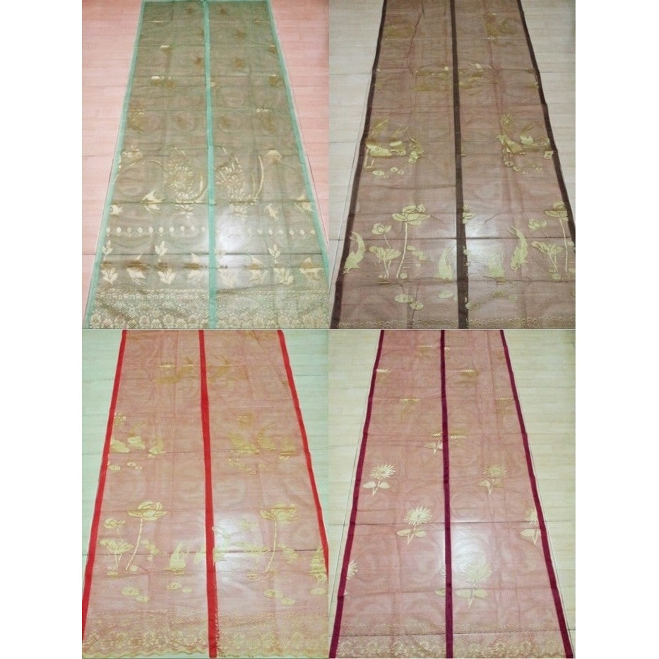 Travelmate [ MOTIF - MAGNET PASANG SENDIRI ] Tirai Pintu Magnet Anti Nyamuk