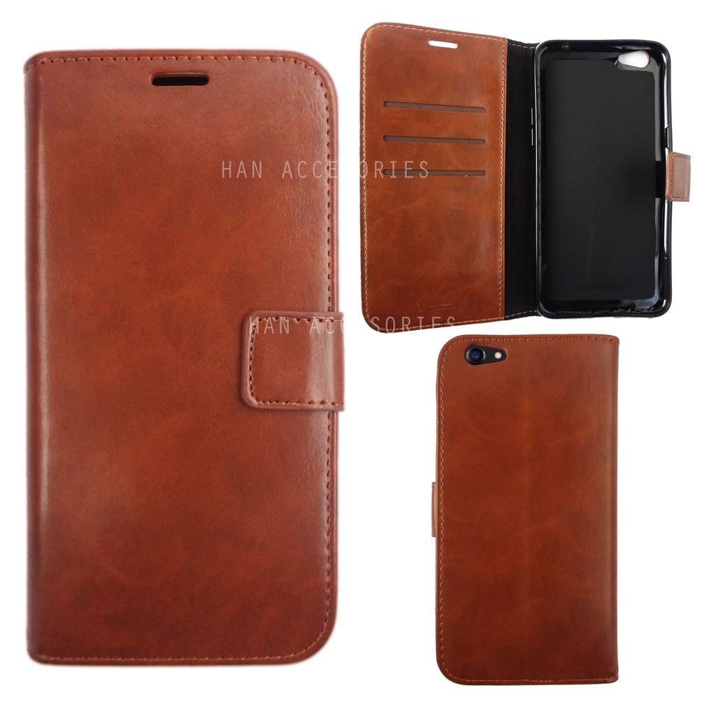 Xiaomi Redmi 6/Redmi 6A/Redmi 6 Pro Original Fashion Selular Flip Leather Case - Flip Cover