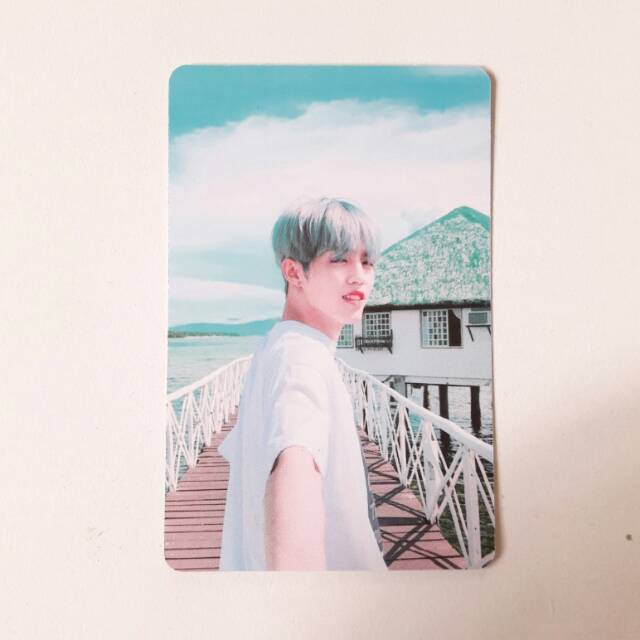 SCOUPS PHOTOCARD GREEN VERSION SEVENTEEN TEENAGE