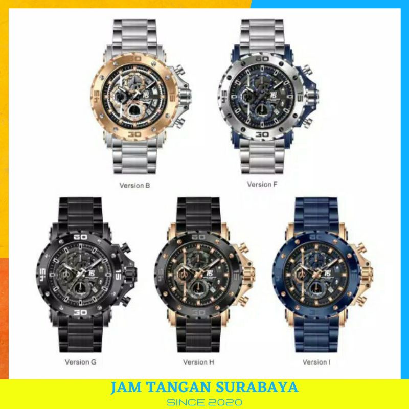 [ COD ] JAM TANGAN PRIA T5 H3723 G ORIGINAL FREE BOX BERGARANSI