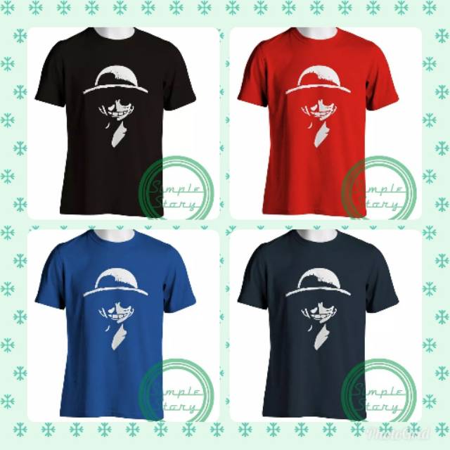 KAOS TOPI JERAMI ONE PIECE