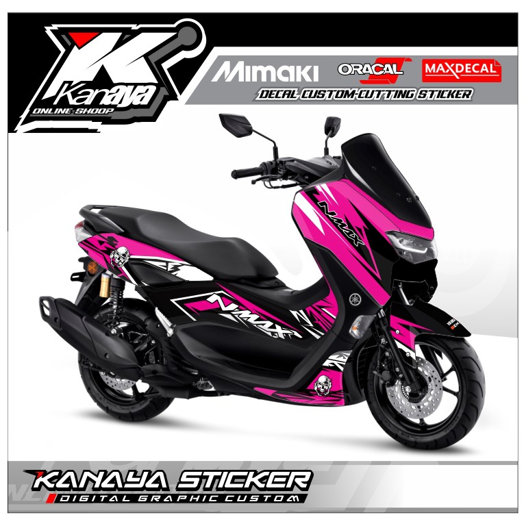 Sticker Striping Decal Nmax / NMAX NEW 2020 full body Racing Custom Design - KANAYASTICKER