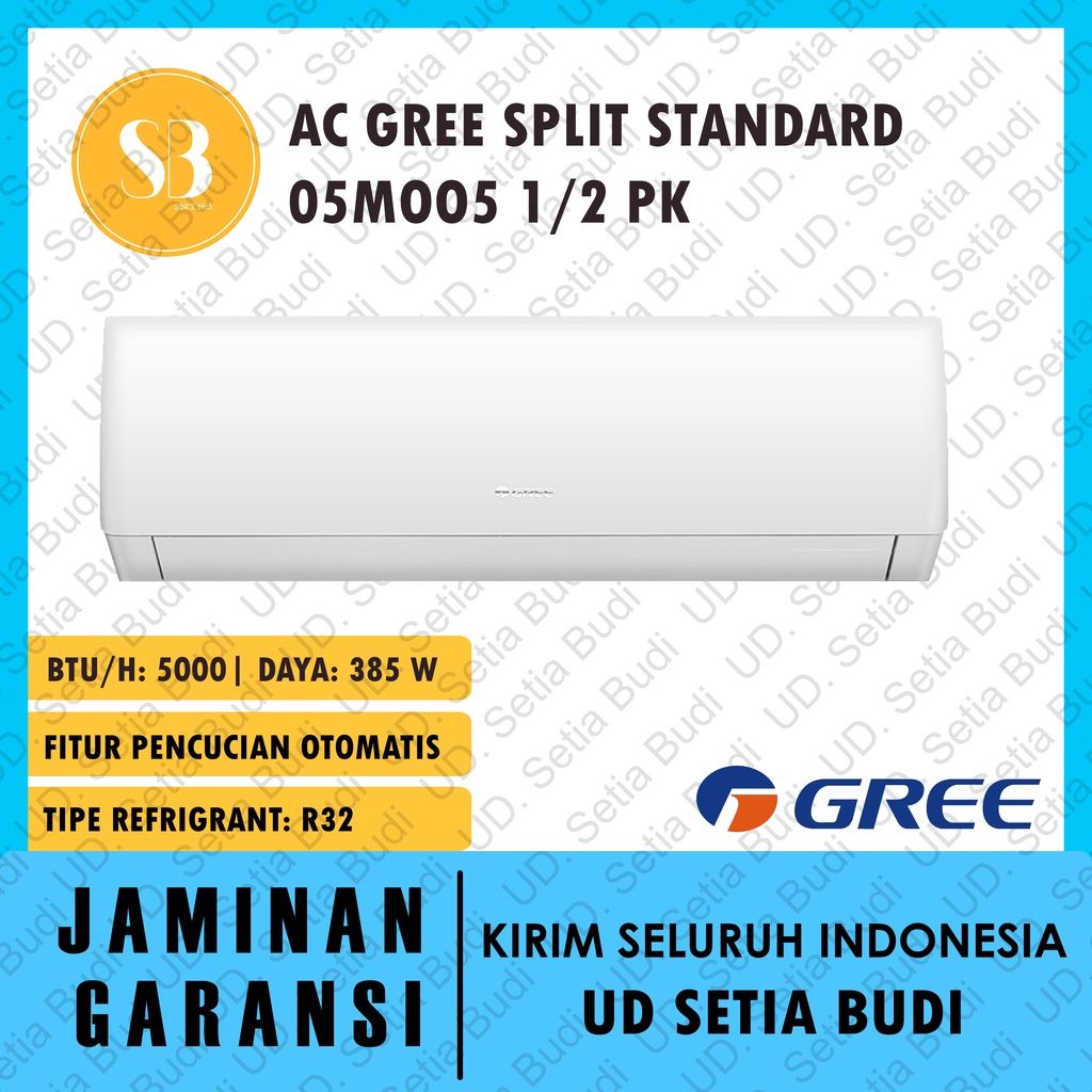 AC GREE Split Standard 05MOO5 1/2 PK 0.5