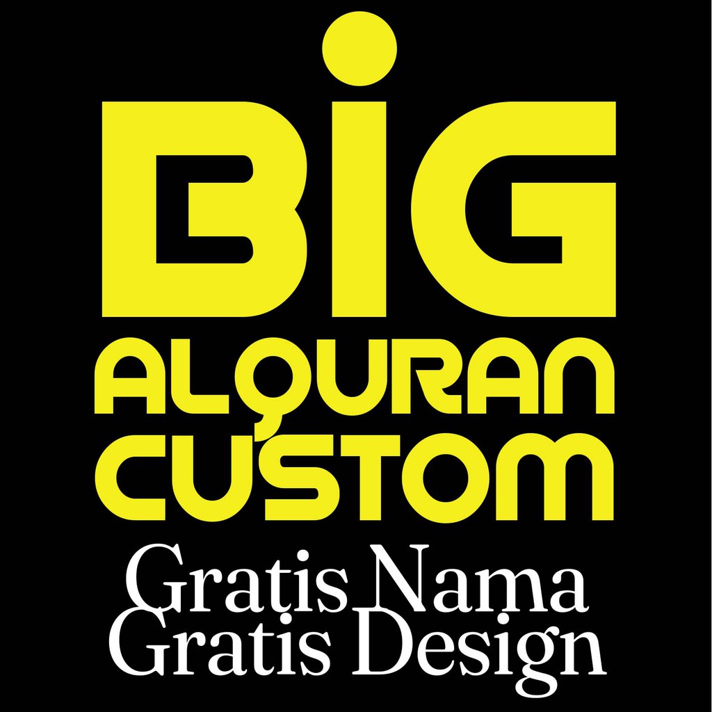 ALQURAN GRATIS CUSTOM JUMBO A4 NAMA, PHOTO dan DESAIN