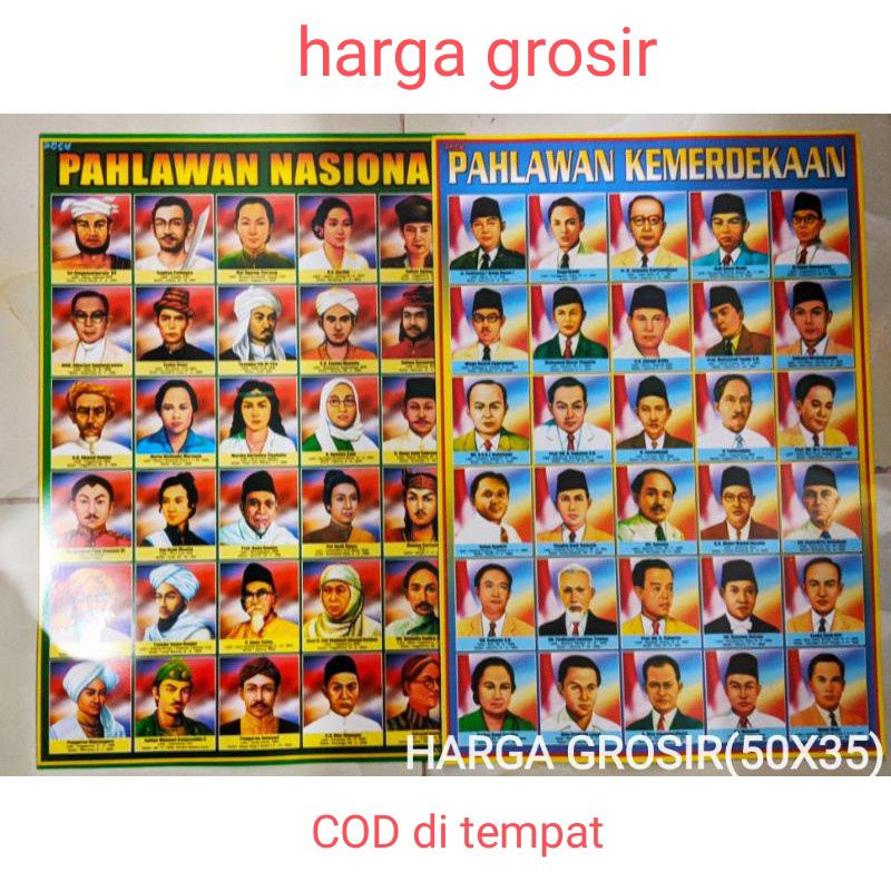 POSTER PAHLAWAN NASIONAL/ poster pahlawan kemerdekaan