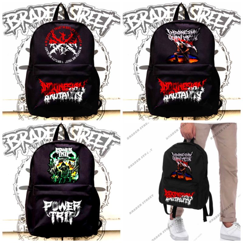 tas ransel prapatan rebel,tas Indonesia dead metal,tad gendong tas treveling,tas ransel dead metal