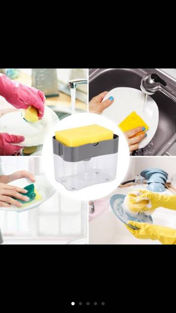 Soap Dispenser Soap Pump Sponge Caddy Kitchen Manual Soap Dispenser best qualily!!