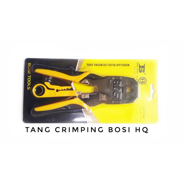 Crimping Tool Kit BOSI Tang Krimping Rj45 cat5e dan cat6e