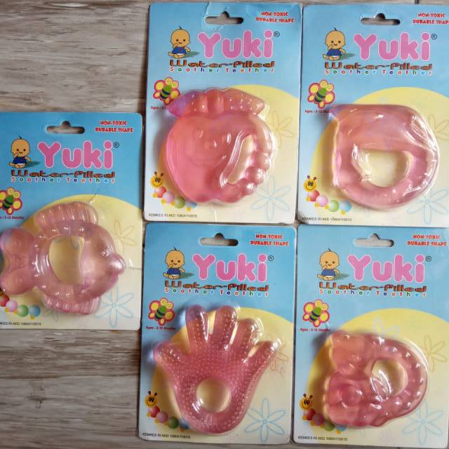 YUKI Water Filled Soother Teether / Mainan Gigitan Bayi