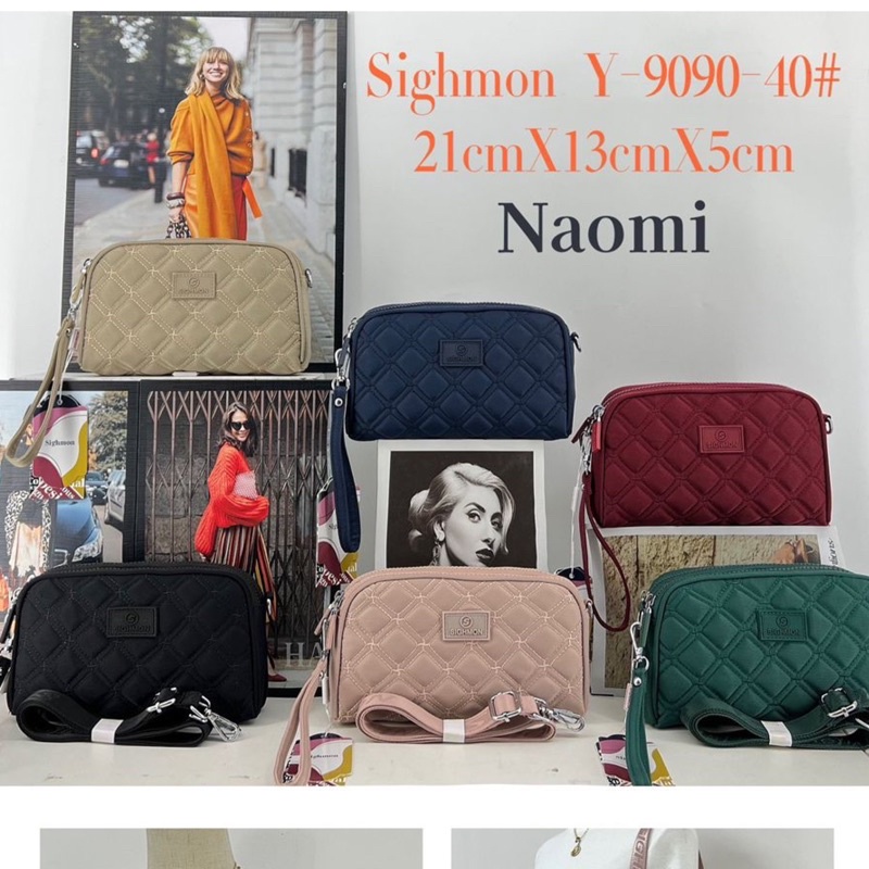 Y9090-40 TAS WANITA IMPORT SIGHMON 2 RUANG