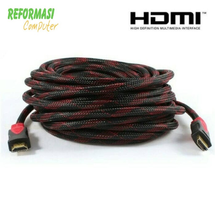 Kabel HDMI 15m Serat / Kabel HDMI 15 meter Jaring / HDMI 15m