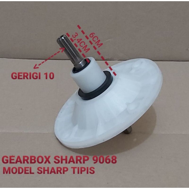 GEARBOX MESIN CUCI SHARP GIGI 10