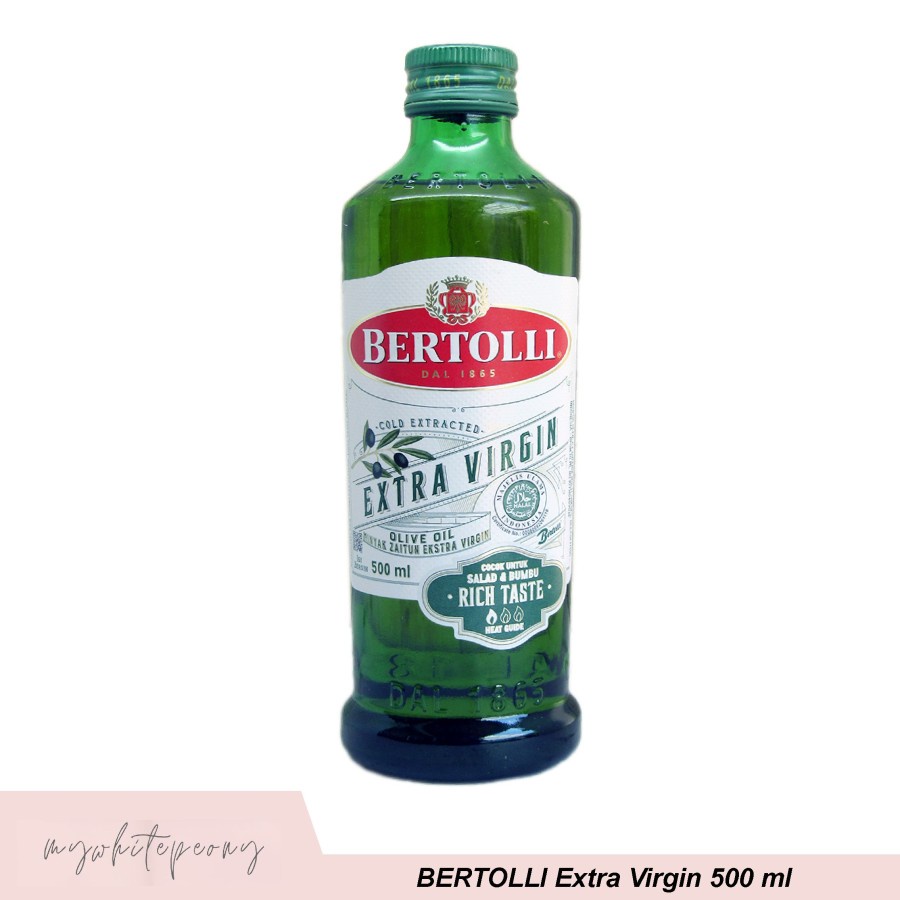 

Bertolli Extra Virgin Olive Oil Minyak Zaitun Kemasan Botol 500 Ml