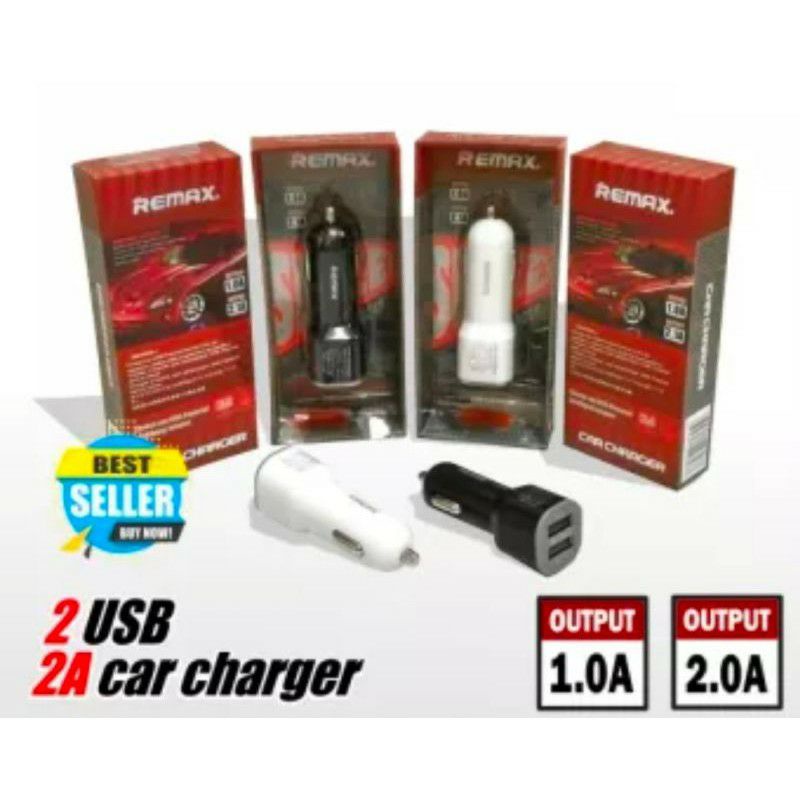 Charger Mobil Remax 2USB Cas mobil remax