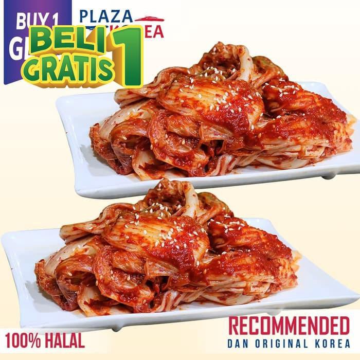

PROMO ( BUY 1 GET 1) KIMCH SAWI FRESH 500GR- MAKANAN KOREA GROSIR