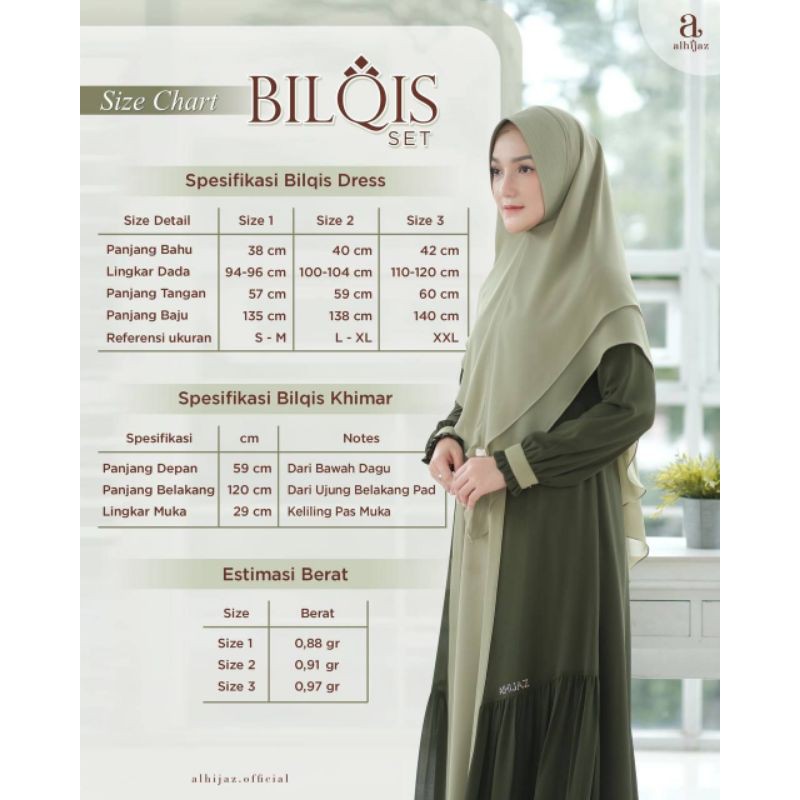 BILQIS DRESS BY ALHIJAZ