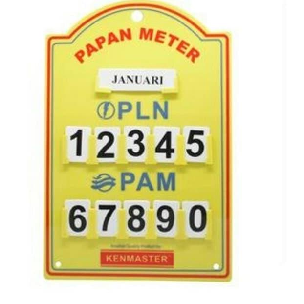 

Hot Sale - Papan Kenmaster Papan Stand PLN Papan Catatan Pln Papan Catat Pam Meteran Papan Meter Papan Gantung Catatan Pln