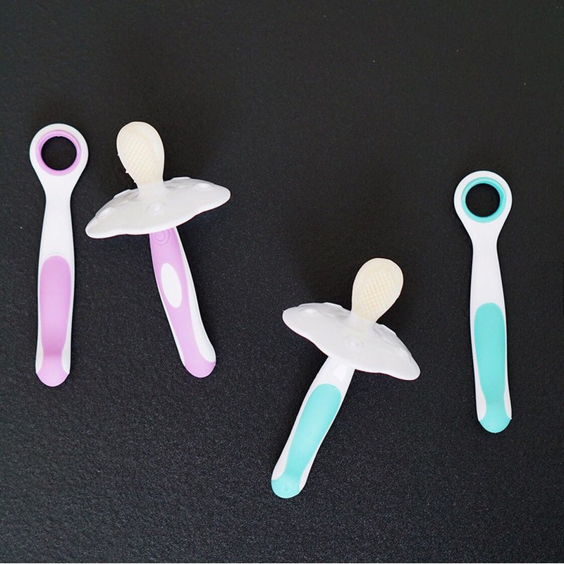Little Baby Sikat Gigi dan Lidah Bayi toothbrush 2 in 1