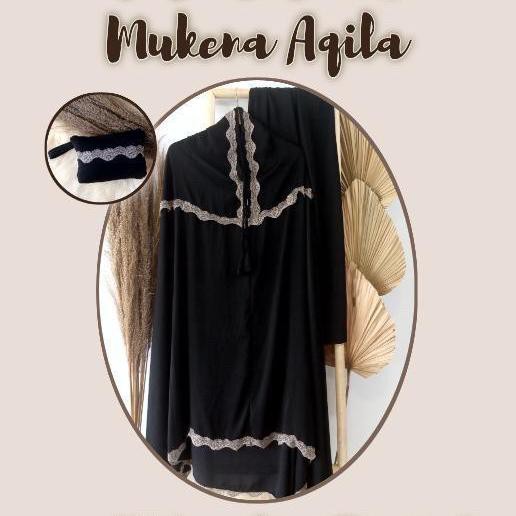 Mukena AQILA Bahan Zara Silk Premium