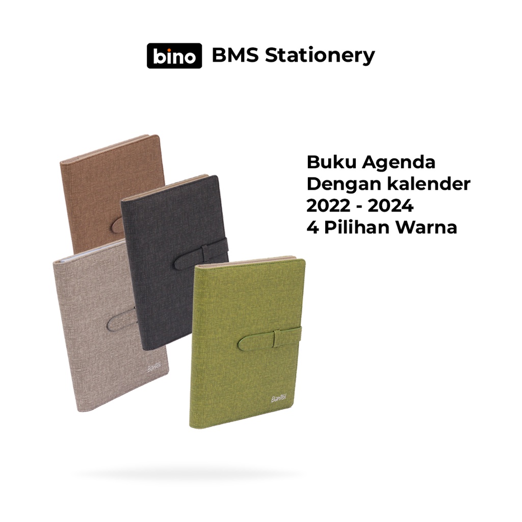 

[BMS Tangerang] Buku Agenda Bantex Cover Kulit / Daily Planner 2022 - 2024 #7492