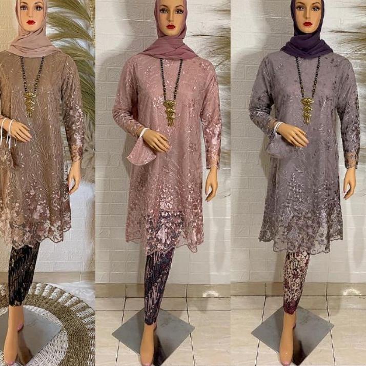 Spesial disini--Setelan Kebaya Tunik Modern > Setelan Kebaya Brokat / Kebaya Tunik / Kebaya Remaja /