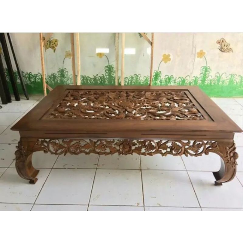 furniture model meja Ketapang meja kopi meja lesehan kayu jati Jepara terlaris terbaru