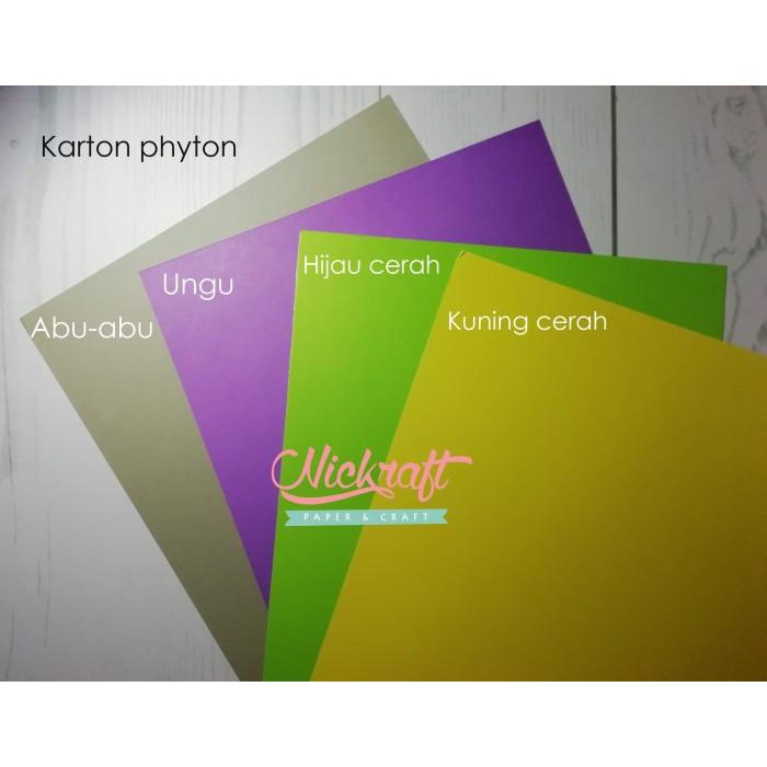 

Karton Warna Warni Dof (Mirip Bc Manila)