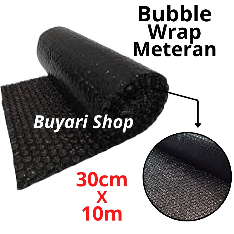 

Bubble Wrap Meteran 10 Meter x 30cm I Bubble Warp I Buble Wrap I Plastik Bubble Wrap I Bubble Wrap Hitam