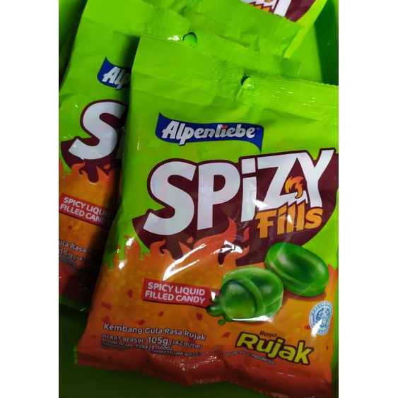 Permen alpenliebe Spizy Fills Rasa Rujak