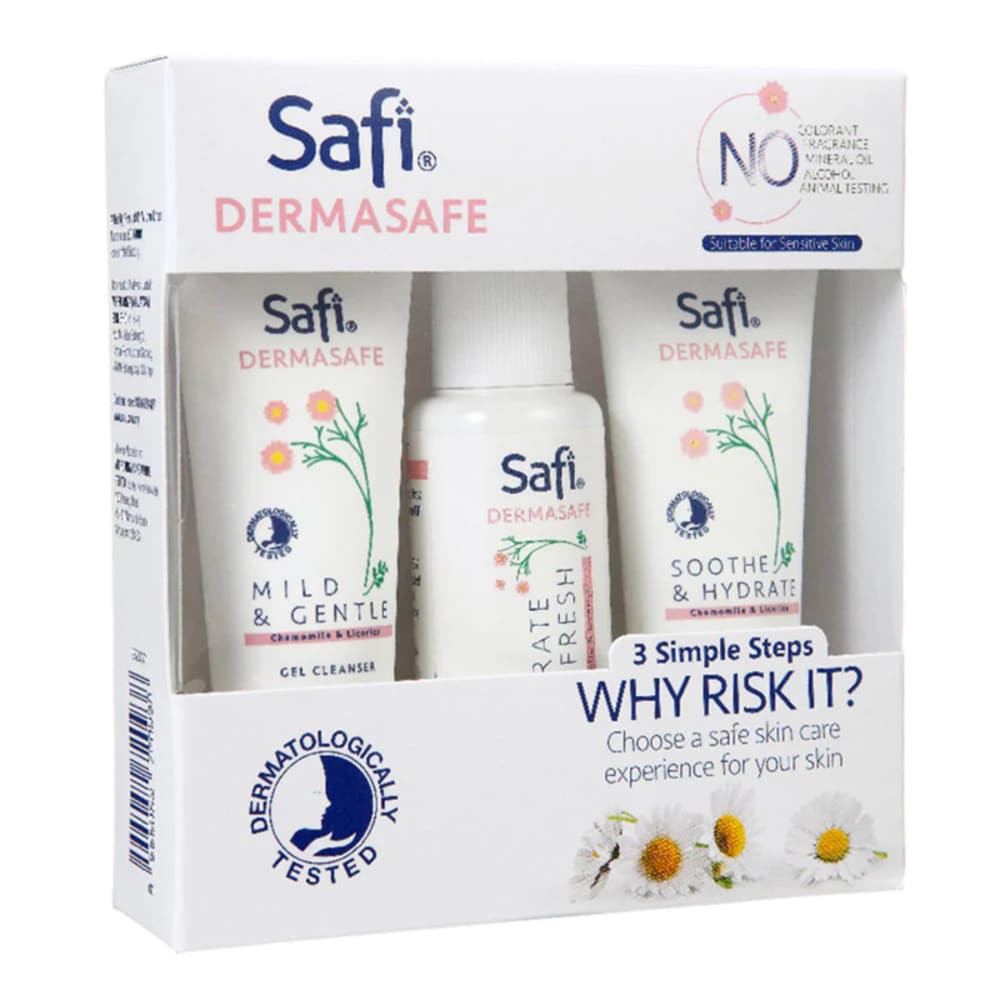 SAFI DERMASAFE 3 ESSENTIAL KIT  - 75ML