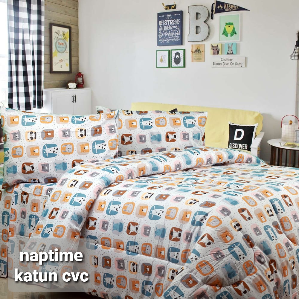 sprei katun halus CVC - STAR (BUKAN MICROTEX) NEW MOTIF * BISA CUSTOM UKURAN * sprei anak2 dewasa KA
