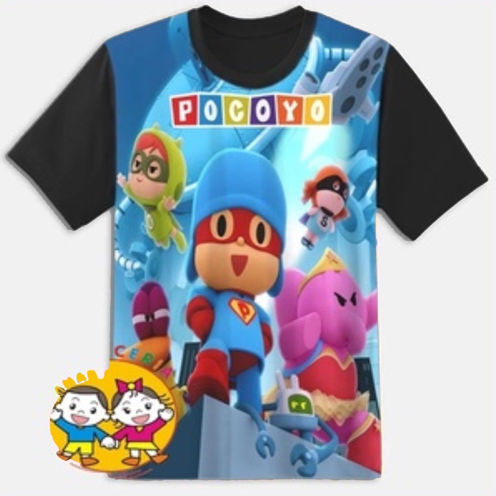 Kaos Anak Pocoyo Baju Anak Pocoyo Pakaian Anak Pocoyo 10429