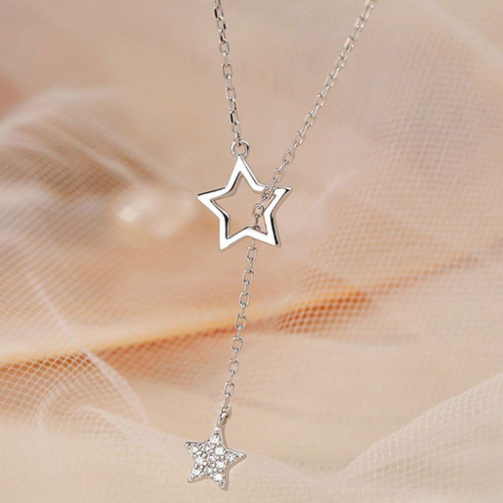 Kalung LILY Penjualan Panas Pesona Hadiah Valentine Bintang Berongga