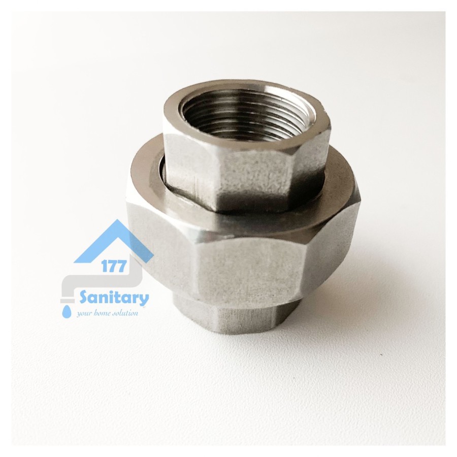 Naple Watermur 1/2 inch Stainless 304 - Water mur fitting sambung kran 101X / X4 Watermor