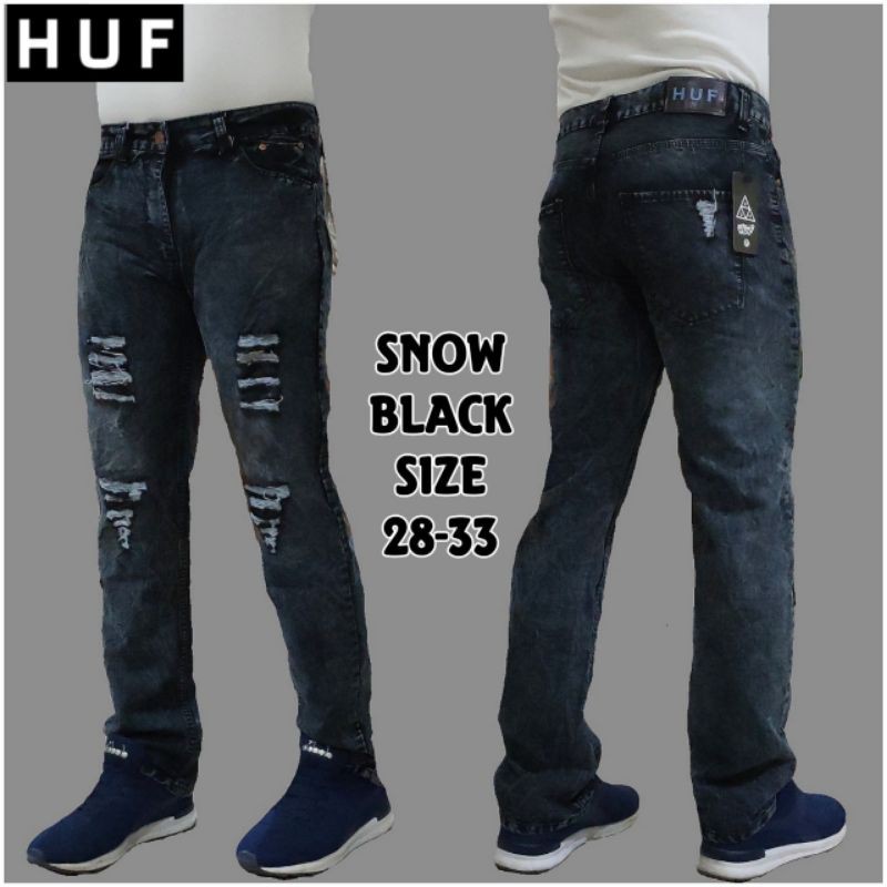 celana snow black sobek original