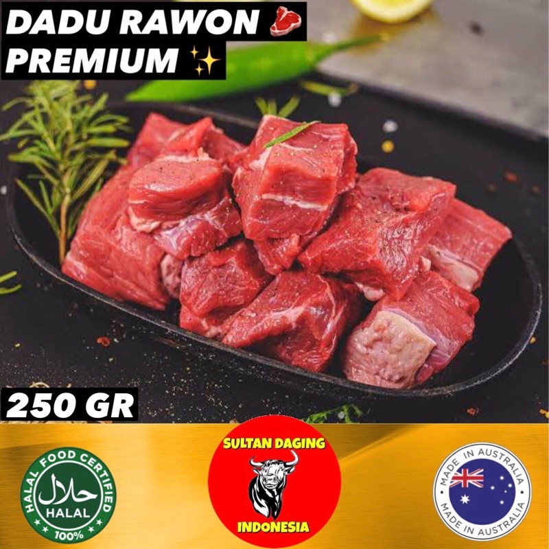 

DAGING SAPI RAWON 250 GRAM IMPORT DARI AUSTRALIA/ DAGING RAWON FRESH/ DAGING RAWONAN/ DAGING SOTO
