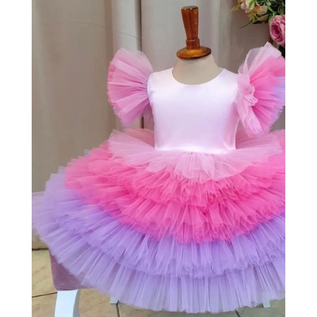 ameliarahma tutu dress kuda poni unicorn baju ulang tahun anak perempuan dress pesta tutu rempel