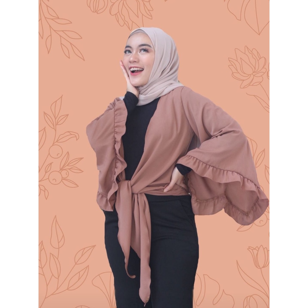 Baju Atasan ALANA Outer Cardigan Moscrepe / Others